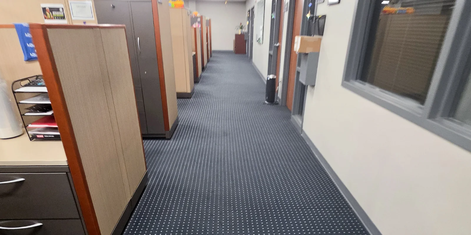 Commercial Carpet Deep Extraction for Martin Brower Logistics Offices
